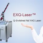 Virtually painless Q Switched Laser Tattoo Removal Machine 532mn 1064mn