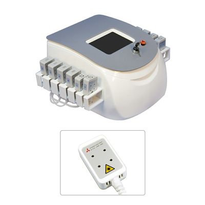 Skin Tightening Lipo Laser Slimming Machine For Beauty 12Pcs Pads 650nm 980nm