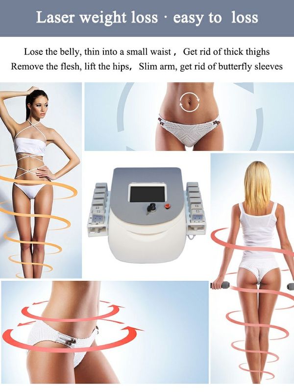 Beauty Salon Laser Lipo Pads Machine / Cellulite Fat Burning Machine OEM ODM
