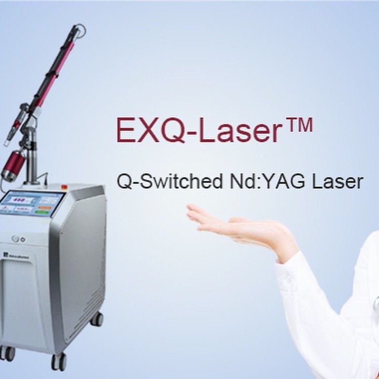 CE TUV Q Switched ND Yag Laser Tattoo Removal Machine Non ablative