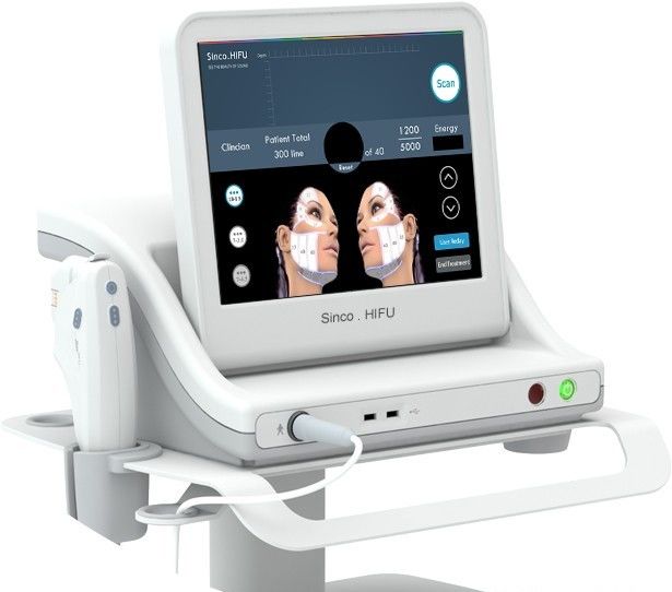 4MHz 7MHz Portable HIFU Face Lifting Machine 1-12 lines High Intensiy Foused Ultrasound