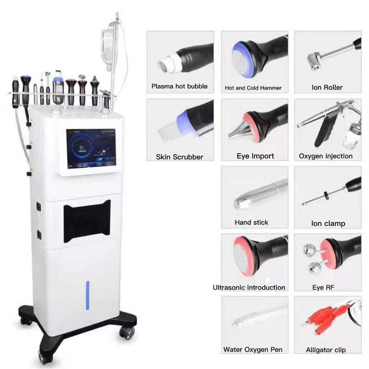 12 In 1 Face Neck Touchscreen Hydra Beauty Machine
