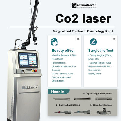 Air Cooling CO2 Fractional Laser Machine Scar Removal Stretch Mark Removal